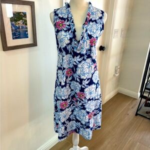 Ana Clare sleeveless printed dress